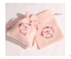 Pink Faux Suede Jewelry Pouches