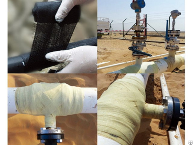 Plumbing Service Water Activated Adhesive Fiberglass Wrap For Pipe Leaks Pipeline Protection Tape