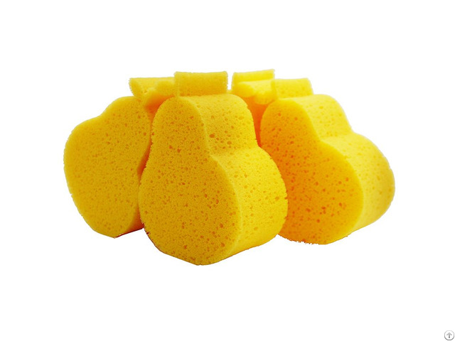 Custom Baby Fruit Shape Bath Sponge
