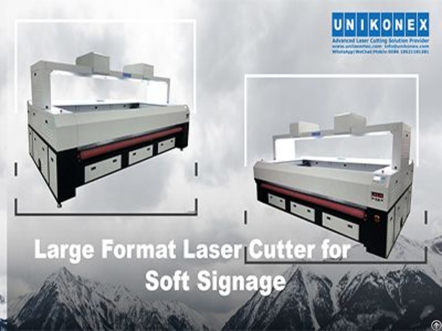 Unikonex Large Format Laser Cutter For Soft Signage