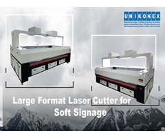 Unikonex Large Format Laser Cutter For Soft Signage