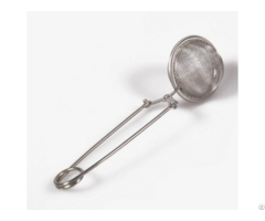 Snap Ball Tea Strainer With Handle Stainless Steel Infuser