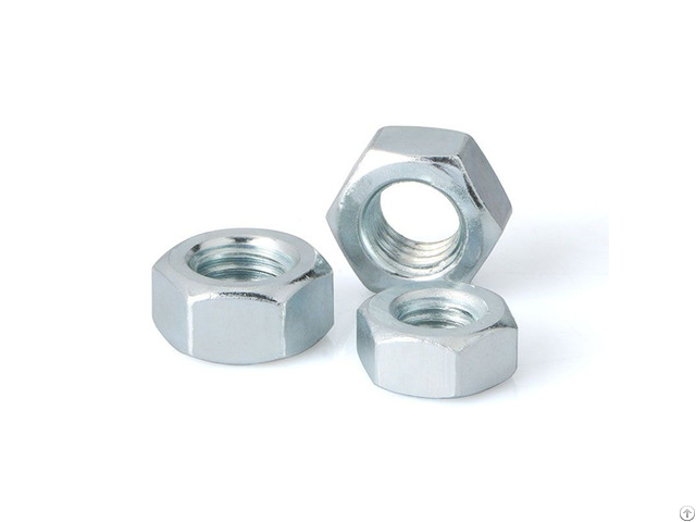 Din439 M2 5 M30 Size Ss304 Ss316 Hex Plain Finish Thin Nut