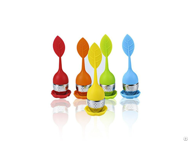 Silicone Stainless Steel Loose Leaf Tea Infuser