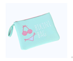 Custom Neoprene Makeup Zipper Pouch