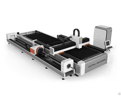 Fiber Laser Cutting Machine With 2nd Table And Rotary Axis