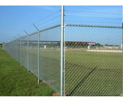 Galvanized Chain Link Fence Panels And Rolls