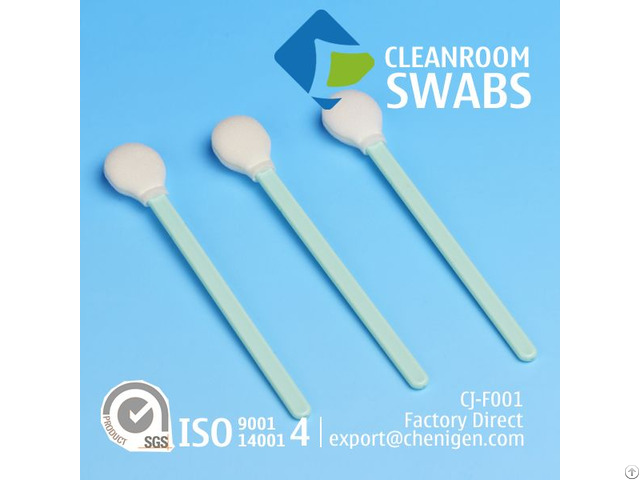 Cj F001 Polyurethane Foam Cleanroom Esd Swab