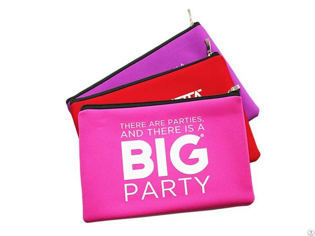 Customize Neoprene Makeup Zipper Bag