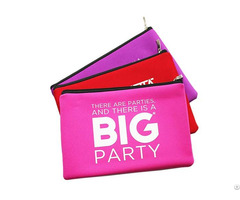 Customize Neoprene Makeup Zipper Bag