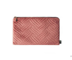 High Quality Velvet Makeup Zipper Bag