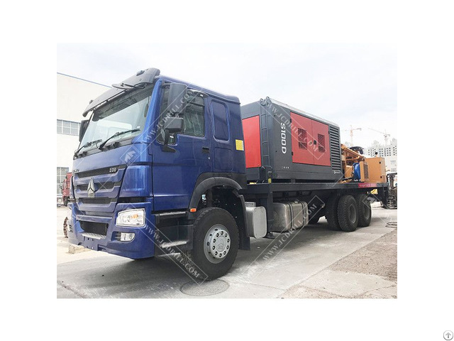 Csd200a Truck Mounted Water Well Drilling Rig With Air Compressor