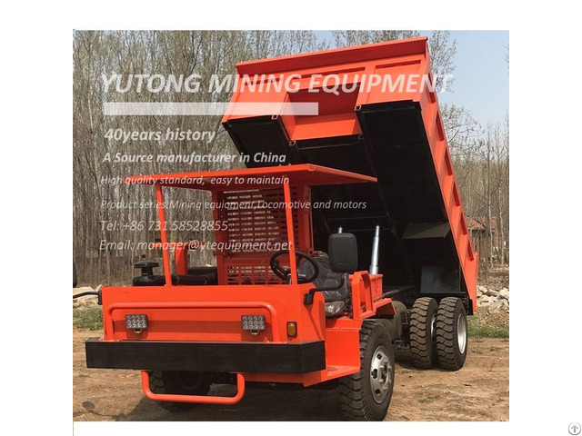 Mining Wheel Transportation Dumper With 5 Ton Loading Capacity