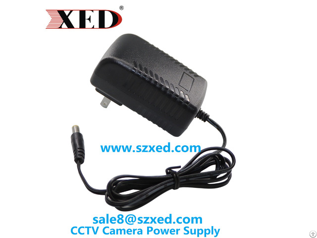 Dc12v 2a Usa Plug Type Wall Mount Power Supply Adapter For Cctv And Home Appliance China