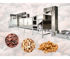 Continuous Peanut Cashewnut Almond Baking Tunnel Oven