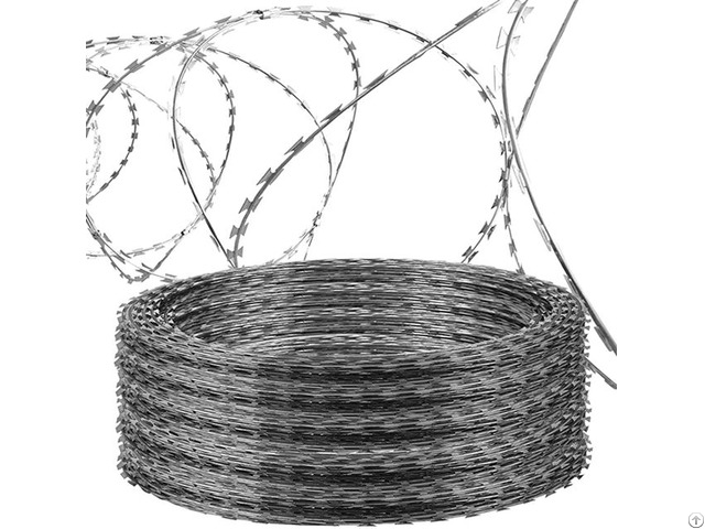 Concertina Type Barbed Wire Mesh Coils