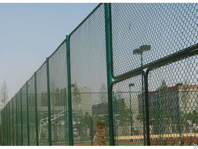 Chain Link Fence High Steel Galvanised Green Colour Pvc Coated