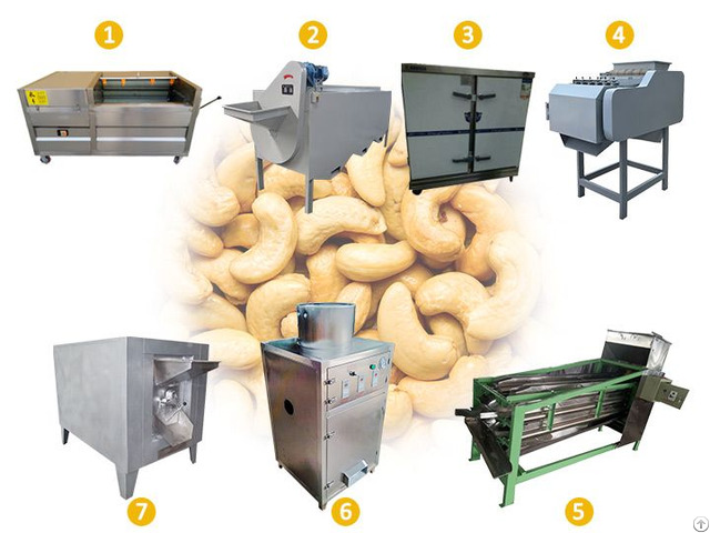 Cashew Nut Processing Machine For Small And Large Plant