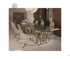 Esion Casa Luxury Marble Dining Table Set