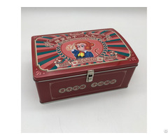 Gift Tin Box With Lock