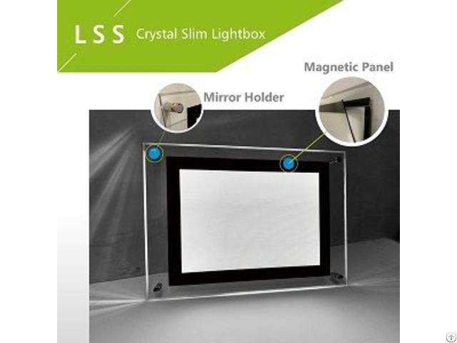 Crystal Led Light Box Indoor Wall Mounted