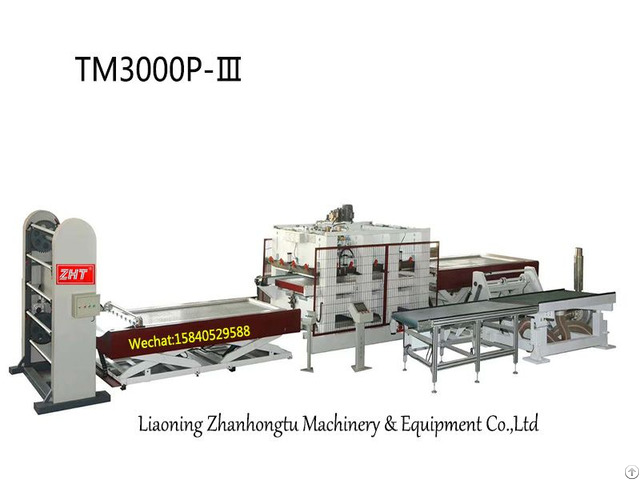 Special Machine Three Trays For Pvc Wood Veneer Zht Tm3000p Iii
