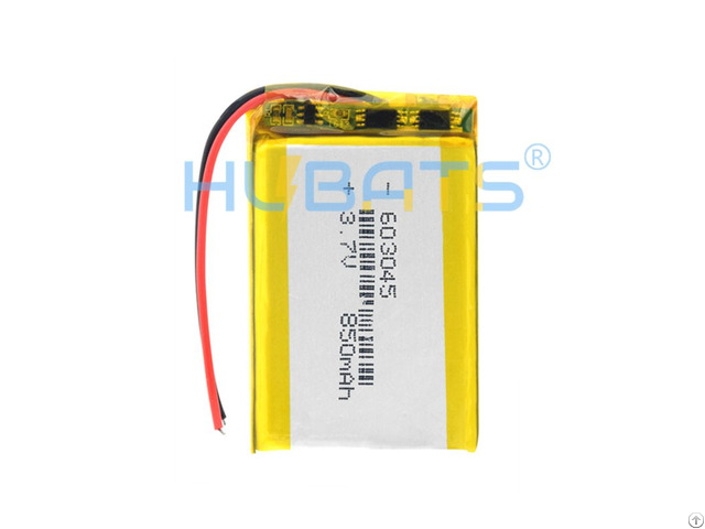 Hubats 603045 850mah 3 7v Li Polymer Battery Replacement For Speaker Alarm Gps Mp3 Toy