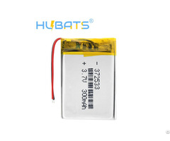 Hubats 372533 300mah Lithium Polymer Rechargeable Battery Lipo Cell For Cordless Phone Pager