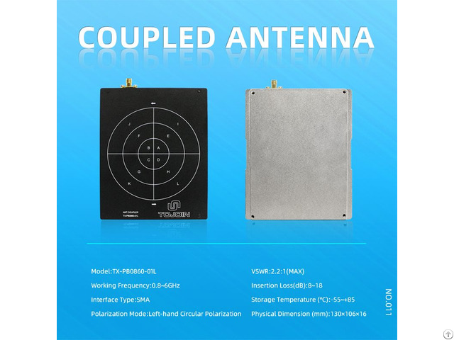 Coupled Antenna Small For Wifi Power Test 130×106×16mm 0 8 6ghz