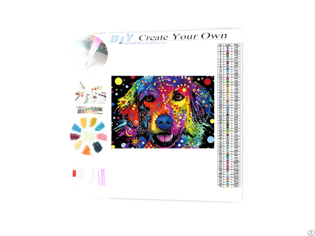 Handmade Art Diy Gifts Full Drill 5d Dog Diamond Painting Kits Price Including Box