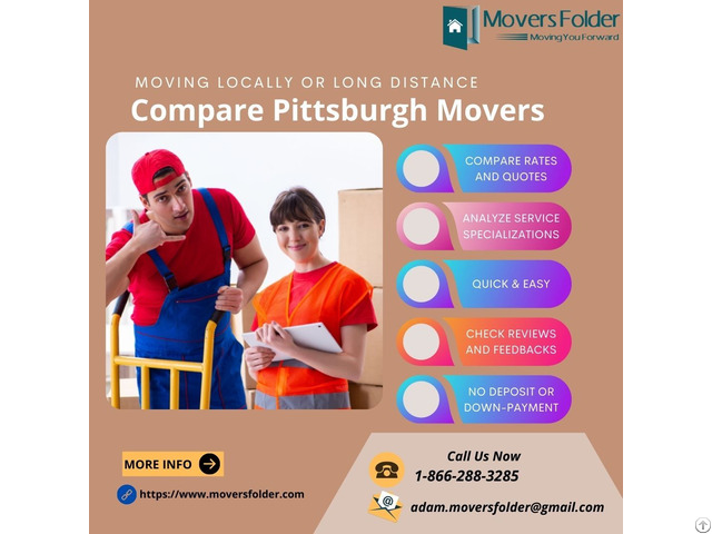 Moving Locally Or Long Distance Compare Pittsburgh Movers