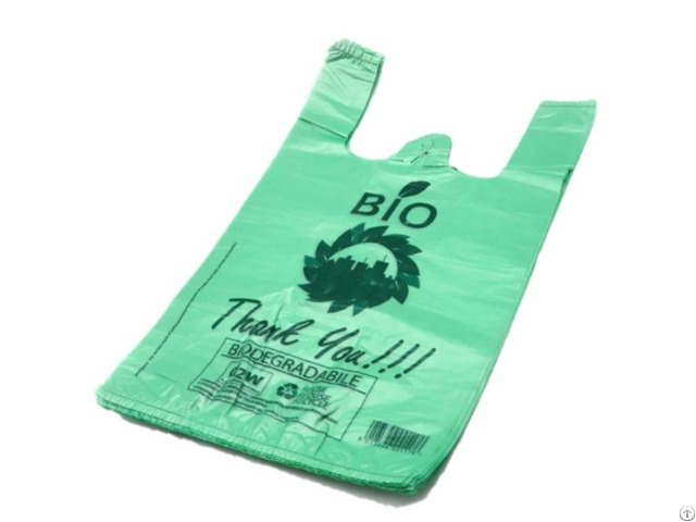 Biodegradable Plastic T Shirt Shopping Bags