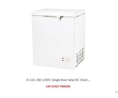 Bd 115dc Single Door Solar Dc Chest Freezer