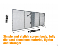 Sostron Outdoor Transparent Screen For Showroom Stage Show Mall Project