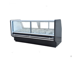 Square Shape Glass Heated Display Cabinets