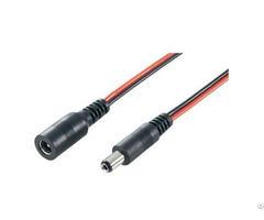 Wire Manufacturers Dc 5 5mm X 2 1mm Male Jack Plug Connector Extension Lead Power Cable