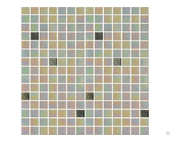 Small Square Iridescent Color Glass Mosaics 20x20mm