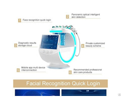 Ice Blue Skin Analysis And Cleaning Machine