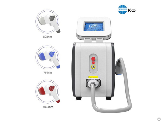 Triple Wavelength Diode Laser Hair Removal Machine