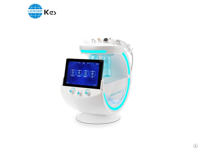 Beijing Kes Hot Sell Ice Blue Rf Hydra Dermabrasion Oxygen Skin Surfing Machine