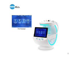 China Beijing Kes Company Ice Blue Rf Hydra Dermabrasion Oxygen Skin Surfing Machine