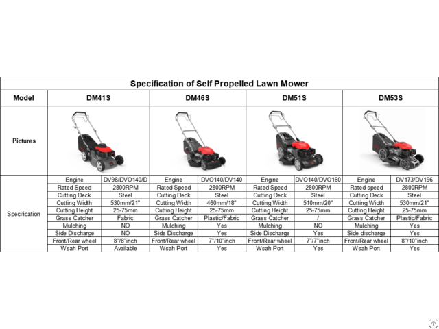 Self Propelled Lawn Mower