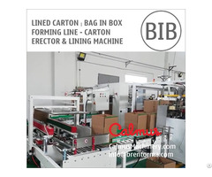 Bag In Box Forming Line Carton Erector And Lining Machine