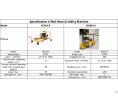 Rail Head Grinding Machine