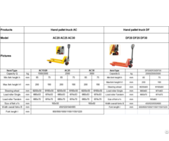 Hand Pallet Truck For Warehouse