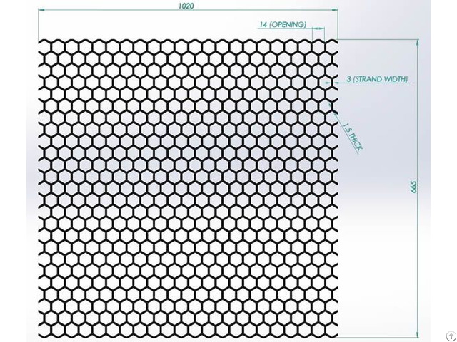 Honeycomb Plastic Mesh