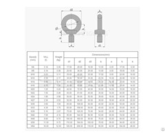 Galvanized Forged Anchor Eye Bolt Din580 Steel Eyebolt