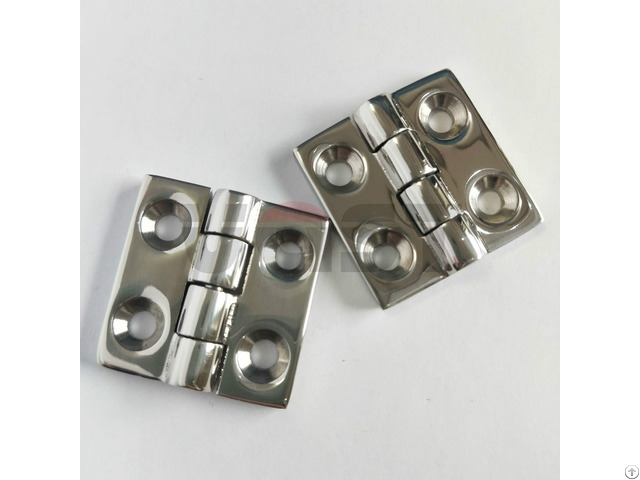 Good Quality Oem Stainless Steel Marine Hardware Yacht Solid Cast Cabin Hinge