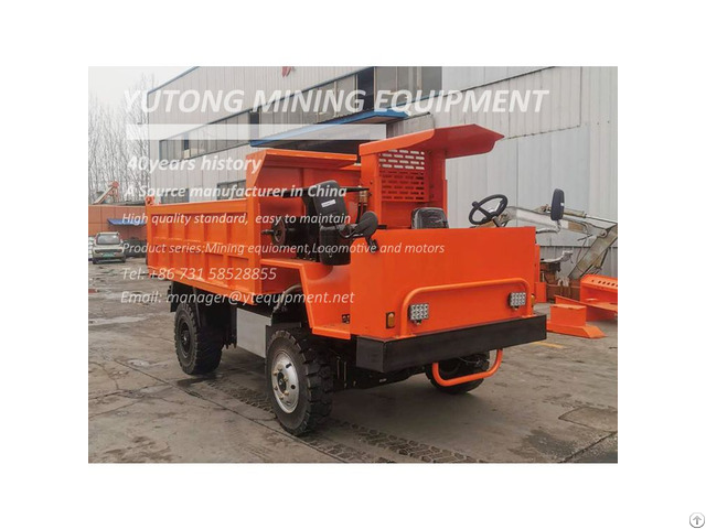 Small Dump Truck With 12 Ton Capacity For Tunnel Construction