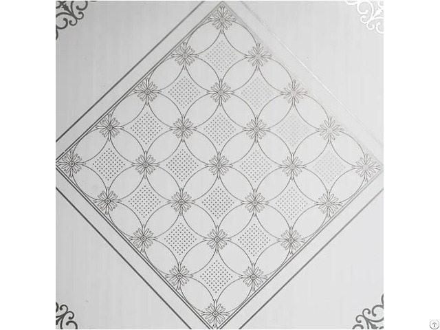 Geometric Pattern 30cm Hot Stamping Pvc Interior Wall Panels